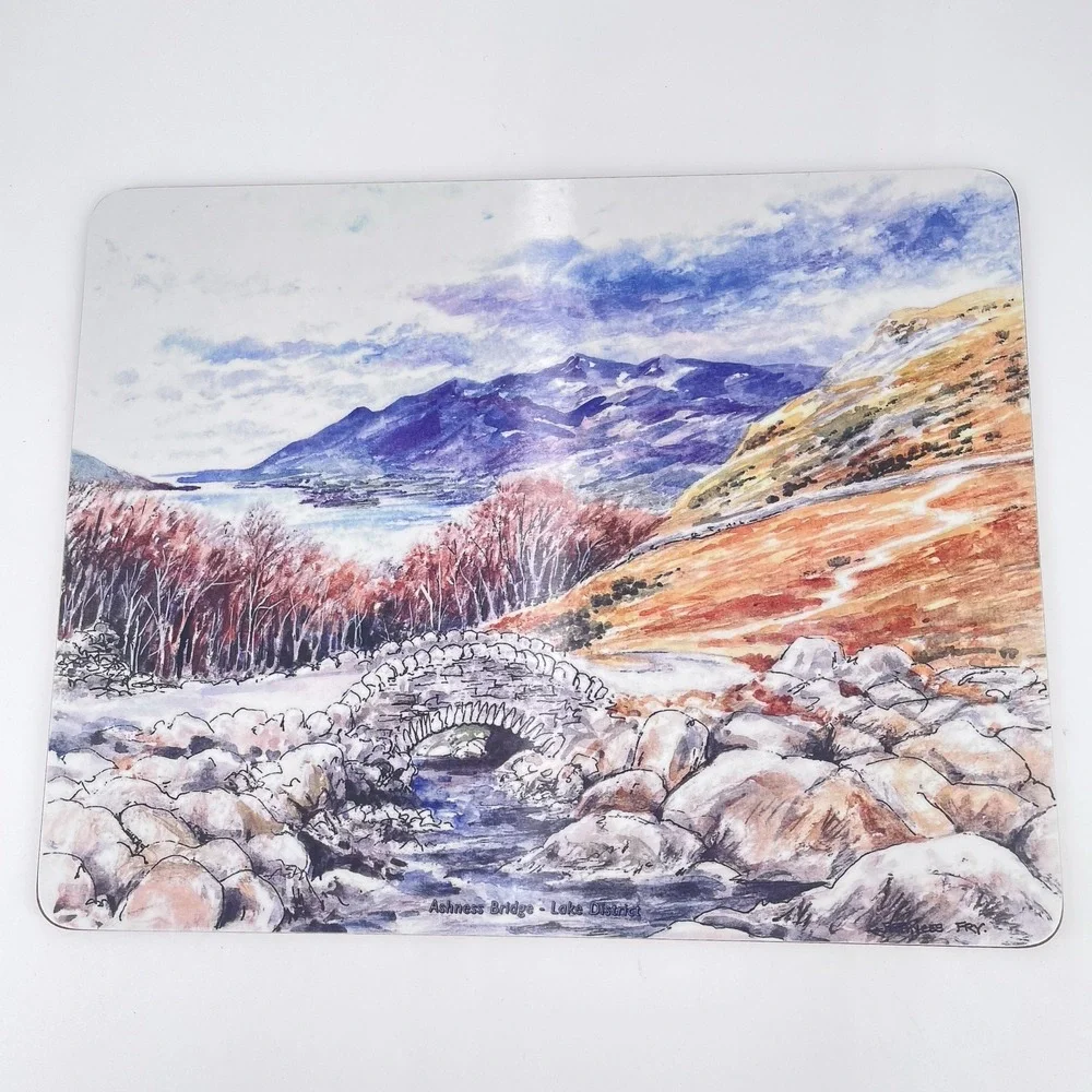 Watchet 6 Melamine Cork backed‎ Placemats Scenes of Lake District UK Enesco Site
